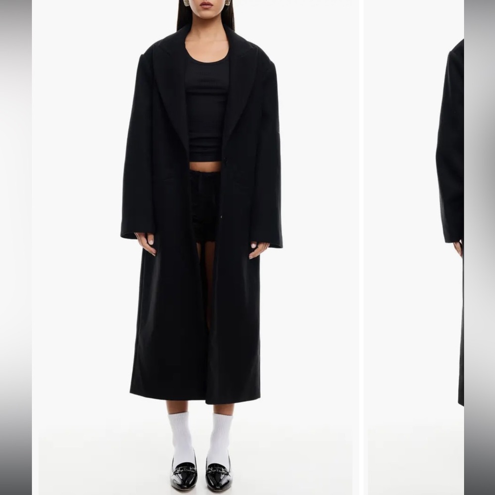 NWT LIONESS OLSEN COAT in ONYX